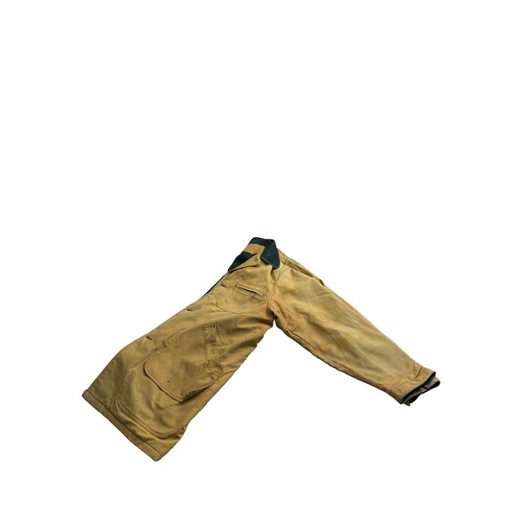 Vintage LL Bean Jacket Hunting Jacket Fishing Barn Chore Jacket Green Beige Coat - Picture 4 of 8